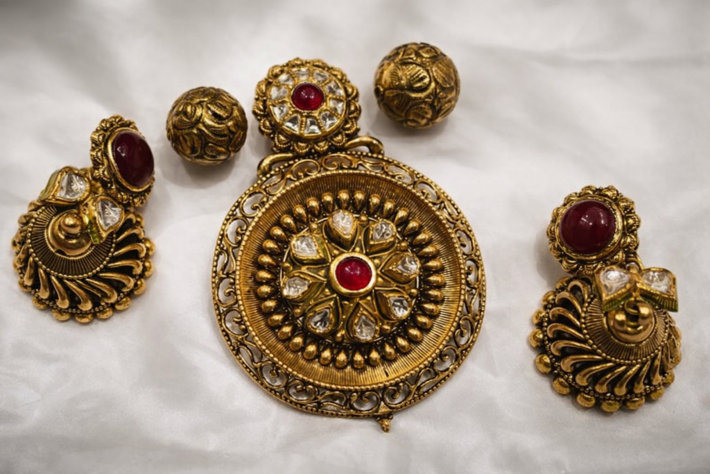 Gold pendants